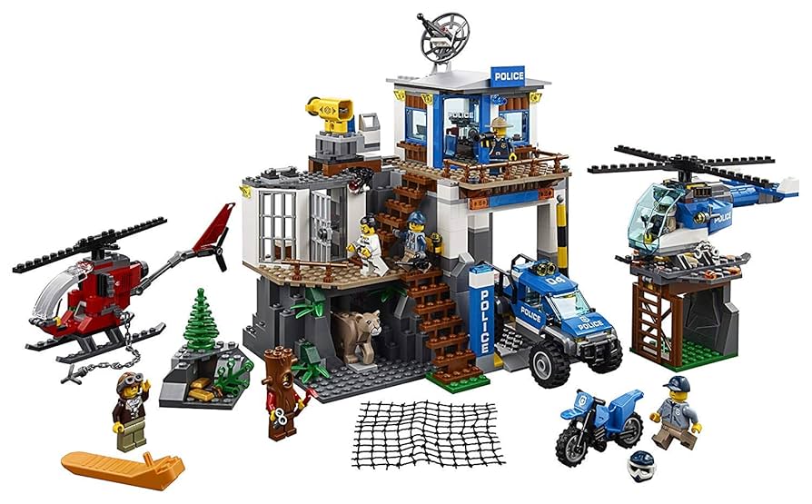 Amazon.co.jp: レゴ(LEGO) シティ 山のポリス指令基地 60174